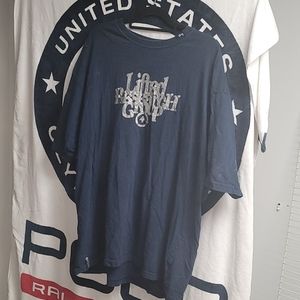 Blue LRG Spell out T Shirt